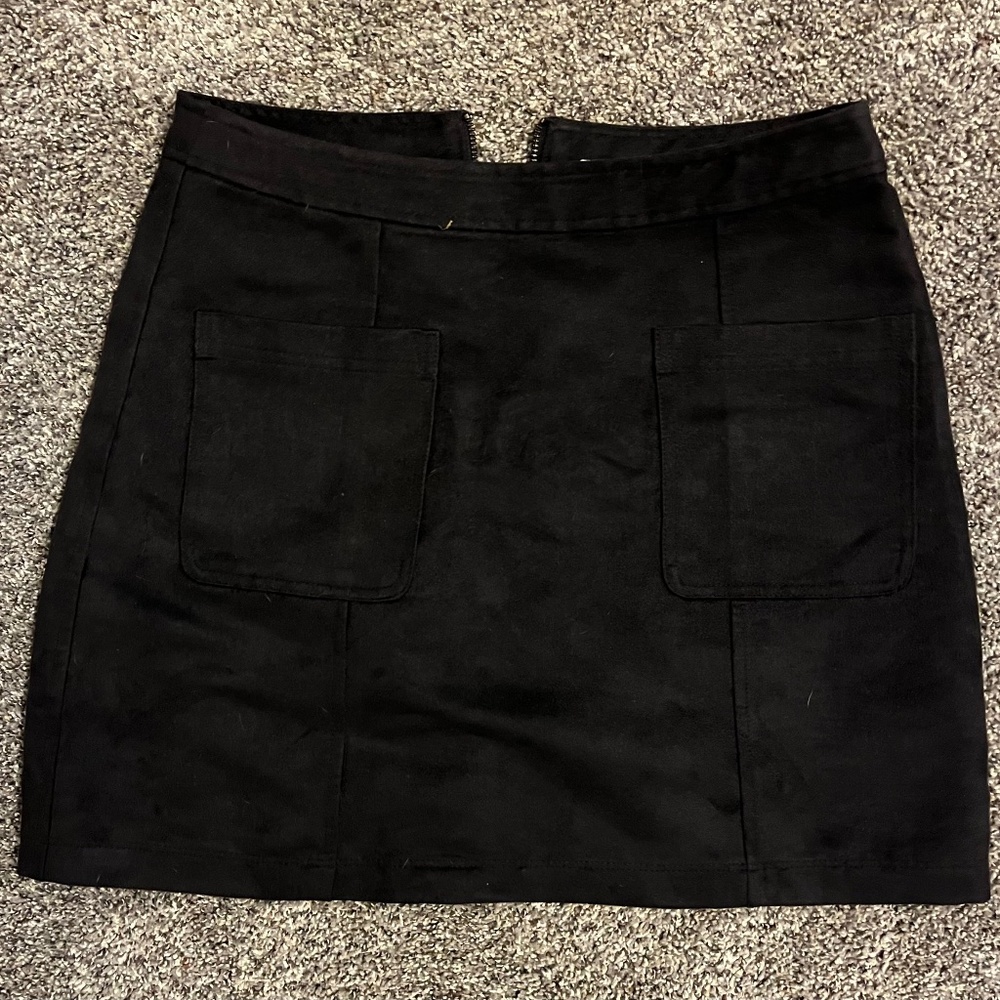 Suede Mini skirt